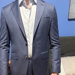 Blue Coppley 38 Regular - Fabric Made in Italy, ($1950 MSRP!)